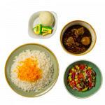 ghormeh sabzi in Kensington, persian stew london, iranian restaurant in Kensington, persian food london